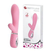 Wibrator Punktu G Thomas USB PINK 7 Function Pretty Love Ładowany USB Różowy | 100% ORYGINAŁ| DYSKRETNA PRZESYŁKA
